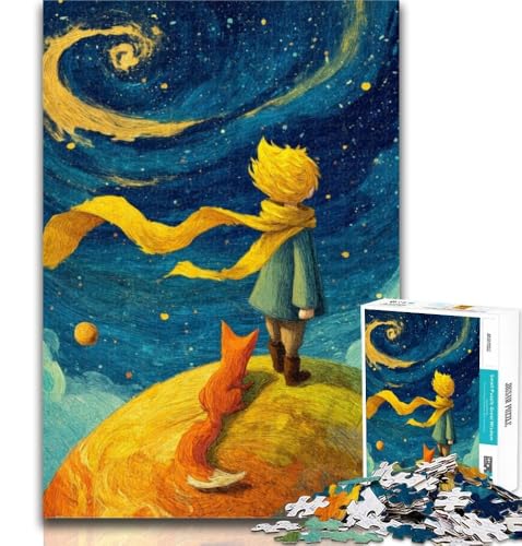 1000-teiliges Puzzle Der Kleine Prinz, 1000 Teile, für Teenager, ganze Familie, geeignet für Kinder ab 14 Jahren, 50x75cm von GOIUYTGM