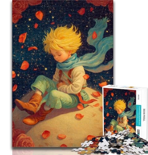 1000-teiliges Puzzle Der kleine Prinz, 1000 Teile für Teenager, Spielzeug, Lernspiele, Stressabbau, einzigartige Heimdekoration und Geschenke, 26x38cm von GOIUYTGM