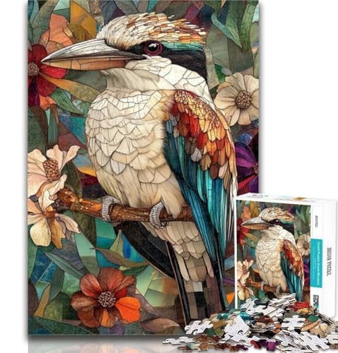 1000-teiliges Puzzle Eisvogel für Erwachsene, 1000 Teile, Lernspiel zum Geburtstag, Weihnachten für und ab 14 Jahren, 26x38cm von GOIUYTGM