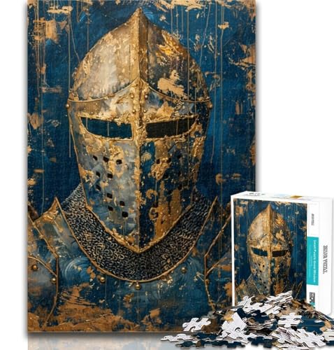 1000-teiliges Puzzle Fantasy Warrior, 1000-teiliges Puzzle, Lernspiel für Geburtstag, Weihnachten für und ab 14 Jahren, 26x38cm von GOIUYTGM