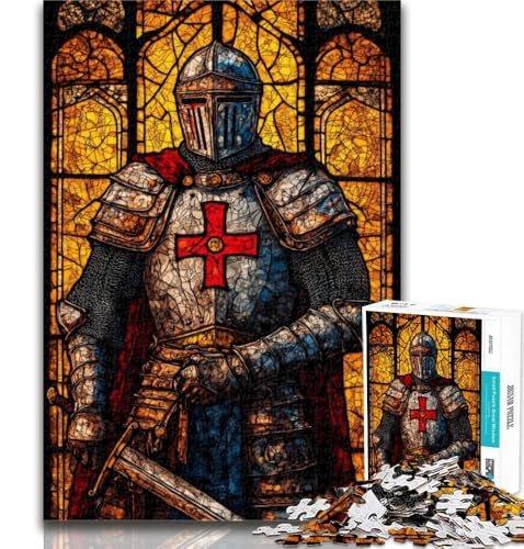 1000-teiliges Puzzle Mittelalterliche Ritter 1000 Teile für Erwachsene, Lernspielzeug und Spiele für Erwachsene und Jugendliche, 50x75cm 1000-teiliges Puzzle Mittelalterliche Ritter 1000 Teile für Erwachsene, Lernspielzeug und Spiele für Erwachsene und Jugendliche, 50x75cm von GOIUYTGM