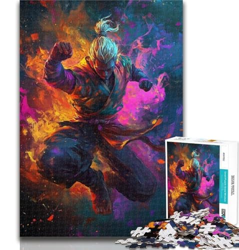 1000-teiliges Puzzle Ninja Warrior für Erwachsene, 1000 Teile, Spielzeug, Lernspiele, Stressabbau, tolle Geschenke und Spielzeuge, 26x38cm von GOIUYTGM