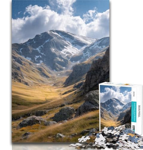1000-teiliges Puzzle Schöne Berge, Puzzle mit 1000 Teilen für Teenager, Geschenke, Lernspiele, Heimdekoration, als Geschenk für die ganze Familie, 26x38cm 1000-teiliges Puzzle Schöne Berge, Puzzle mit 1000 Teilen für Teenager, Geschenke, Lernspiele, Heimdekoration, als Geschenk für die ganze Familie, 26x38cm von GOIUYTGM