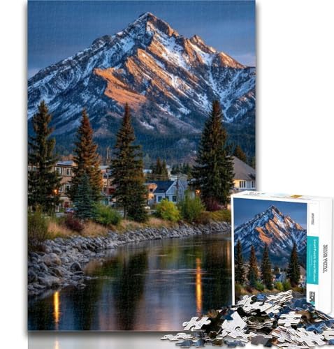 1000-teiliges Puzzle Wunderschöne Berge und Seen, 1000 Teile, für Teenager, mit passendem Poster und Quizblatt, für 14-Jährige, 50x75cm 1000-teiliges Puzzle Wunderschöne Berge und Seen, 1000 Teile, für Teenager, mit passendem Poster und Quizblatt, für 14-Jährige, 50x75cm von GOIUYTGM