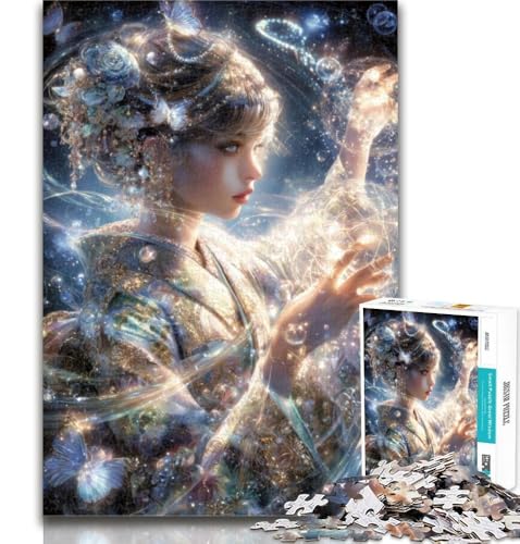 1000-teiliges Puzzle für Erwachsene, japanische Ninja-Kriegerin, Teenager-Puzzle, Geburtstagsgeschenk, Geschenke, Wandkunst für Kinder ab 14 Jahren, 26x38cm von GOIUYTGM