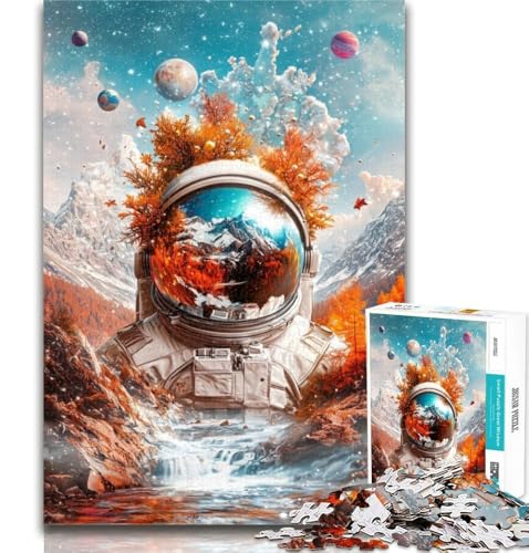 1000-teiliges Puzzle für Erwachsene und Teenager, Astronauten-Berge, Teenager-Puzzle, Lernspielzeug, lustige Familienspiele, einzigartige Heimdekoration, 26x38cm 1000-teiliges Puzzle für Erwachsene und Teenager, Astronauten-Berge, Teenager-Puzzle, Lernspielzeug, lustige Familienspiele, einzigartige Heimdekoration, 26x38cm von GOIUYTGM