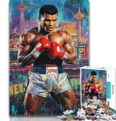 1000-teiliges Puzzle für Erwachsene und Teenager, Boxer, 1000-teiliges Puzzle, Lernspiele, Heimdekoration, geeignet für die Schreibtischdekoration, 50x75cm 1000-teiliges Puzzle für Erwachsene und Teenager, Boxer, 1000-teiliges Puzzle, Lernspiele, Heimdekoration, geeignet für die Schreibtischdekoration, 50x75cm von GOIUYTGM