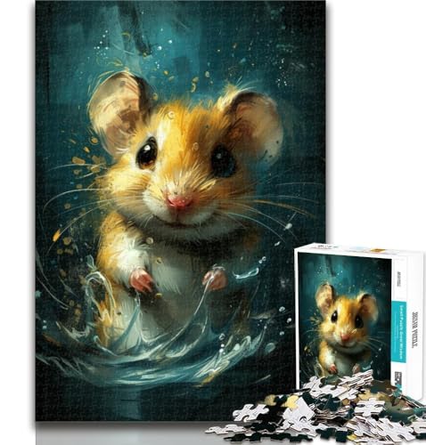 1000-teiliges Puzzle für Teenager, Geschenke, niedlicher Kleiner gelber Tiger, Puzzles für Erwachsene, Lernspielzeug, Familienspiele, Geschenke für Freunde und Familie, 26x38cm 1000-teiliges Puzzle für Teenager, Geschenke, niedlicher Kleiner gelber Tiger, Puzzles für Erwachsene, Lernspielzeug, Familienspiele, Geschenke für Freunde und Familie, 26x38cm von GOIUYTGM