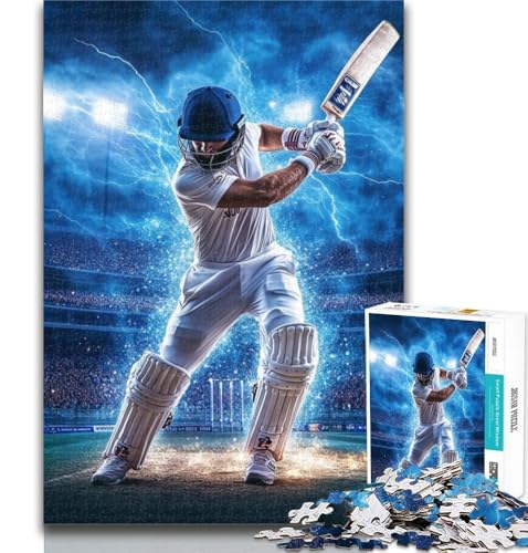 1000-teiliges Puzzle mit Baseballspielern für Teenager, 1000 Teile, Familienspiel zum Stressabbau, schwierige Herausforderung, Wichtelgeschenke, 26x38cm von GOIUYTGM