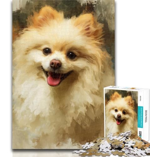 1000-teiliges Puzzle mit Pommerschen Motiven, 1000 Teile für Erwachsene und Jugendliche, Spielzeug, intellektuelles Spiel, Künstlersammlung, Bildende Kunst, 26x38cm von GOIUYTGM