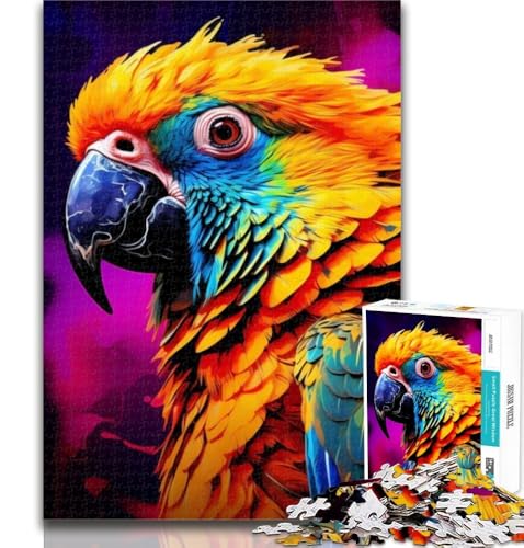 1000-teiliges Puzzle mit Tieren, Vögeln, Papageien, Puzzle für Erwachsene, 1000 Teile, Spielzeug, Lernspiele, Stressabbau, Wunschliste mit Weihnachtsmann, 26x38cm 1000-teiliges Puzzle mit Tieren, Vögeln, Papageien, Puzzle für Erwachsene, 1000 Teile, Spielzeug, Lernspiele, Stressabbau, Wunschliste mit Weihnachtsmann, 26x38cm von GOIUYTGM