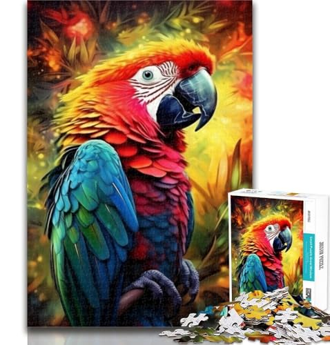 1000-teiliges Puzzle mit Tieren, Vögeln, Papageien, für Erwachsene, ganze Familie, geeignet für und ab 14 Jahren, 26x38cm 1000-teiliges Puzzle mit Tieren, Vögeln, Papageien, für Erwachsene, ganze Familie, geeignet für und ab 14 Jahren, 26x38cm von GOIUYTGM