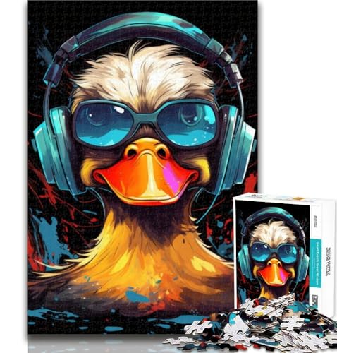 1000-teiliges Puzzle mit bunten Entenblumen für Teenager, Lernspiele, Heimdekoration, Geschenk für die ganze Familie, 75x50cm von GOIUYTGM