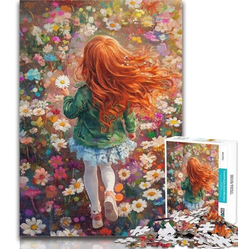 Anime-Puzzle mit kleinen Mädchen, 1000 Teile, für Erwachsene und Teenager, Lernspiele, Heimdekoration, Künstlersammlung, Bildende Kunst, 50x75cm von GOIUYTGM