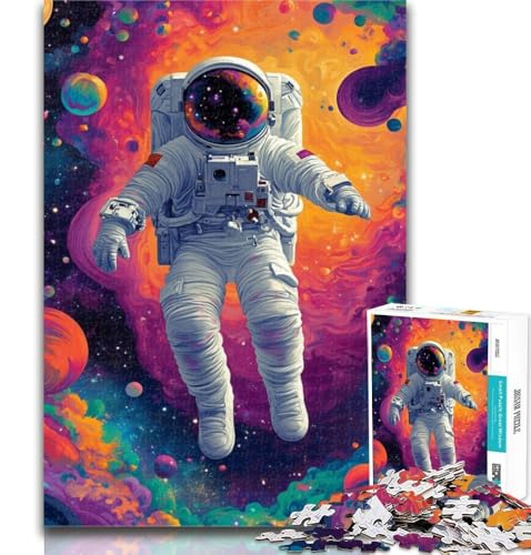 Astronauten-Puzzle für Teenager, 1000 Teile, Lernspiele, Heimdekoration, Geschenk für die ganze Familie, 26x38cm von GOIUYTGM