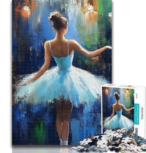 Balletttänzer-Puzzle für Erwachsene und Jugendliche, 1000 Teile, Lernspiele, Heimdekoration, Künstlersammlung, Bildende Kunst, 50x75cm von GOIUYTGM