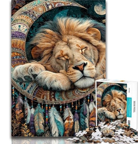 Löwenpuzzle für Erwachsene, 1000 Teile, Wanddekoration, einzigartige Geburtstags, geeignet für Kinder ab 14 Jahren, 26x38cm Löwenpuzzle für Erwachsene, 1000 Teile, Wanddekoration, einzigartige Geburtstags, geeignet für Kinder ab 14 Jahren, 26x38cm von GOIUYTGM