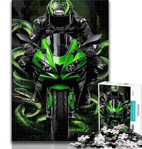 Motorrad-Puzzle für Erwachsene, 1000 Teile, Lernspiel für Geburtstag, Weihnachten und ab 14 Jahren, 50x75cm von GOIUYTGM