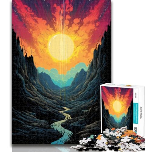 Puzzle 1000 Teile für Erwachsene und Jugendliche, Traumhafte, wunderschöne Berge, 1000 Teile für Erwachsene, Stressabbau, schwierige Herausforderung, Wichtelgeschenke, 26x38cm Puzzle 1000 Teile für Erwachsene und Jugendliche, Traumhafte, wunderschöne Berge, 1000 Teile für Erwachsene, Stressabbau, schwierige Herausforderung, Wichtelgeschenke, 26x38cm von GOIUYTGM