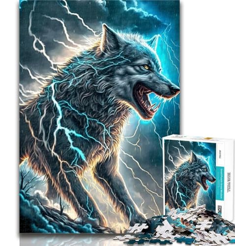 Puzzle 1000 Teile für Teenager Tierkunst Wolf Teenager-Puzzles, Quizspiel Wanddekoration Einzigartige Geburtstags 26x38cm Puzzle 1000 Teile für Teenager Tierkunst Wolf Teenager-Puzzles, Quizspiel Wanddekoration Einzigartige Geburtstags 26x38cm von GOIUYTGM