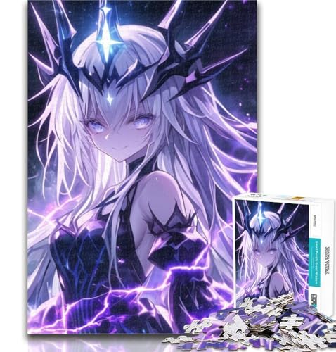Puzzle Anime Demon Girl 1000 Teile für Erwachsene und Jugendliche, ganze Familie, geeignet für Kinder ab 14 Jahren, 75x50cm von GOIUYTGM