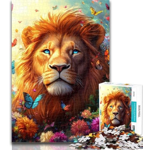 Puzzle Blumenlöwe, 1000 Teile, Geburtstagsgeschenk, Geschenke, Wandkunst für Jugendliche ab 14 Jahren, 50x75cm Puzzle Blumenlöwe, 1000 Teile, Geburtstagsgeschenk, Geschenke, Wandkunst für Jugendliche ab 14 Jahren, 50x75cm von GOIUYTGM