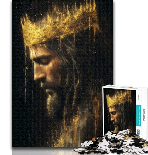 Puzzle Fantasy Jesus 1000 Teile für Teenager, Lernspiele, Heimdekoration, Geschenk für die ganze Familie, 50x75cm von GOIUYTGM