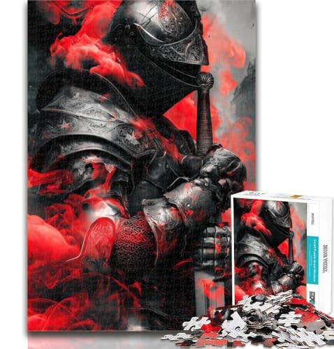 Puzzle Mittelalterliche Ritter, 1000 Teile, Puzzle für Erwachsene und Jugendliche, Dekomprimierendes intellektuelles Lernspielzeug, Geburtstagsgeschenk, Geschenke, 26x38cm von GOIUYTGM