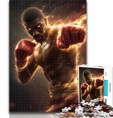 Puzzle Space Boxer, 1000 Teile, für Erwachsene und Jugendliche, Wanddekoration, einzigartige Geburtstags, geeignet für Kinder ab 14 Jahren, 50x75cm Puzzle Space Boxer, 1000 Teile, für Erwachsene und Jugendliche, Wanddekoration, einzigartige Geburtstags, geeignet für Kinder ab 14 Jahren, 50x75cm von GOIUYTGM
