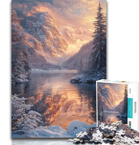 Puzzle Wunderschöne Berge und Seen, 1000 Teile, für Teenager ab 14 Jahren, unmögliches Spiel, Erwachsene und Teenager, 26x38cm Puzzle Wunderschöne Berge und Seen, 1000 Teile, für Teenager ab 14 Jahren, unmögliches Spiel, Erwachsene und Teenager, 26x38cm von GOIUYTGM