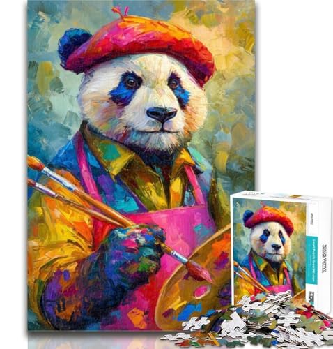 Puzzle für Erwachsene, 1000 Teile, Panda-Maler, Puzzle für Erwachsene, Lernspiele, Heimdekoration, geeignet für die Schreibtischdekoration, 26x38cm Puzzle für Erwachsene, 1000 Teile, Panda-Maler, Puzzle für Erwachsene, Lernspiele, Heimdekoration, geeignet für die Schreibtischdekoration, 26x38cm von GOIUYTGM
