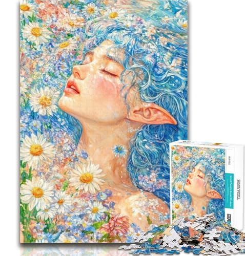 Puzzle für Erwachsene, Anime-Mädchen, 1000 Teile, Spielzeug, Lernspiele, Stressabbau, tolle Geschenke und Spielzeuge, 50x75cm von GOIUYTGM
