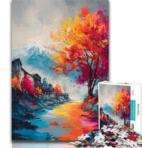 Puzzle für Erwachsene, Aquarell-Berge, 1000 Teile, für Erwachsene und Jugendliche, Künstlersammlung, bildende Kunst, für Kinder ab 14 Jahren, 26x38cm Puzzle für Erwachsene, Aquarell-Berge, 1000 Teile, für Erwachsene und Jugendliche, Künstlersammlung, bildende Kunst, für Kinder ab 14 Jahren, 26x38cm von GOIUYTGM