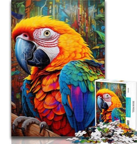Puzzle für Erwachsene, Art-Papagei, 1000 Teile, Puzzle für Erwachsene, Geschenke, Spielzeug, Lernspiele, Stressabbau, Wunschliste mit Weihnachtsmann, 26x38cm Puzzle für Erwachsene, Art-Papagei, 1000 Teile, Puzzle für Erwachsene, Geschenke, Spielzeug, Lernspiele, Stressabbau, Wunschliste mit Weihnachtsmann, 26x38cm von GOIUYTGM
