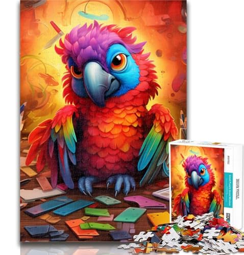 Puzzle für Erwachsene, Art-Papagei, 1000 Teile, lebendiges und einzigartiges Design, entspannendes und herausforderndes Puzzle-Erlebnis, 75x50cm Puzzle für Erwachsene, Art-Papagei, 1000 Teile, lebendiges und einzigartiges Design, entspannendes und herausforderndes Puzzle-Erlebnis, 75x50cm von GOIUYTGM