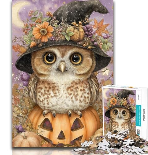 Puzzle für Erwachsene, Baby-Eule, Puzzles für Teenager, 1000 Teile, Dekomprimierendes intellektuelles Lernspielzeug, tolle Geschenke und Spielzeuge, 26x38cm von GOIUYTGM