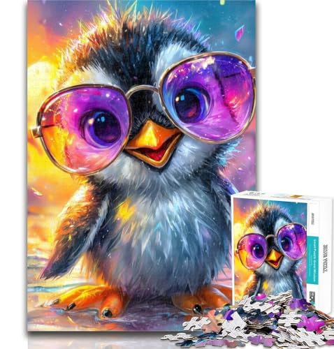 Puzzle für Erwachsene, Baby-Pinguin-Puzzle für Erwachsene, 1000 Teile, Lernspielzeug und Spiele für Erwachsene und Jugendliche, 50x75cm von GOIUYTGM