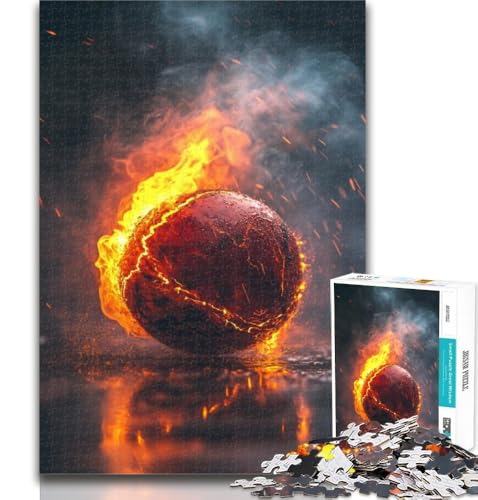 Puzzle für Erwachsene, Baseball-Sport, 1000 Teile, Puzzle für Jugendliche und Erwachsene, Lernspiele, Heimdekoration, Geschenk für die ganze Familie, 75x50cm von GOIUYTGM