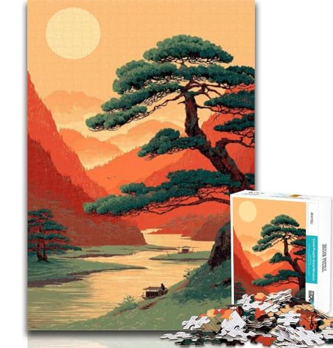 Puzzle für Erwachsene, Berge bei Sonnenuntergang, 1000 Teile, für Teenager, Spielzeug, Lernspiele, Stressabbau, Wanddekoration, 50x75cm Puzzle für Erwachsene, Berge bei Sonnenuntergang, 1000 Teile, für Teenager, Spielzeug, Lernspiele, Stressabbau, Wanddekoration, 50x75cm von GOIUYTGM
