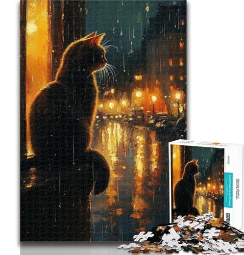 Puzzle für Erwachsene, Blumen- und Katzen-Puzzle 1000 Teile, Spielzeug, Lernspiele, Stressabbau, tolle Geschenke und Spielzeuge, 50x75cm Puzzle für Erwachsene, Blumen- und Katzen-Puzzle 1000 Teile, Spielzeug, Lernspiele, Stressabbau, tolle Geschenke und Spielzeuge, 50x75cm von GOIUYTGM