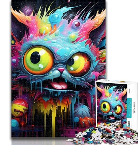 Puzzle für Erwachsene, Cartoon-Monster, 1000 Teile, lebendiges und einzigartiges Design, entspannendes und herausforderndes Puzzle-Erlebnis, 26x38cm Puzzle für Erwachsene, Cartoon-Monster, 1000 Teile, lebendiges und einzigartiges Design, entspannendes und herausforderndes Puzzle-Erlebnis, 26x38cm von GOIUYTGM