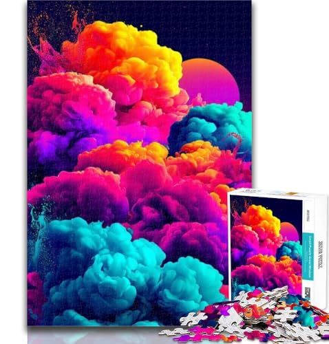Puzzle für Erwachsene, Explosionswolke, Puzzle für Erwachsene, 1000 Teile, pädagogisches Spielzeug zum Stressabbau, tolle Geschenke und Spielzeuge, 50x75cm von GOIUYTGM