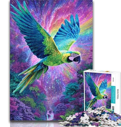 Puzzle für Erwachsene, Fantasie-Papagei, Puzzle für Erwachsene, 1000 Teile, Spielzeug, Lernspiele, Stressabbau, tolle Geschenke und Spielzeuge, 50x75cm von GOIUYTGM