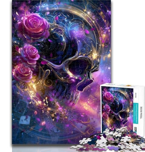 Puzzle für Erwachsene, Fantasy-Skelett-Puzzle, 1000 Teile für Erwachsene, Spielzeug, Lernspiele, Stressabbau, Eltern-Kind-Interaktion, 26x38cm von GOIUYTGM