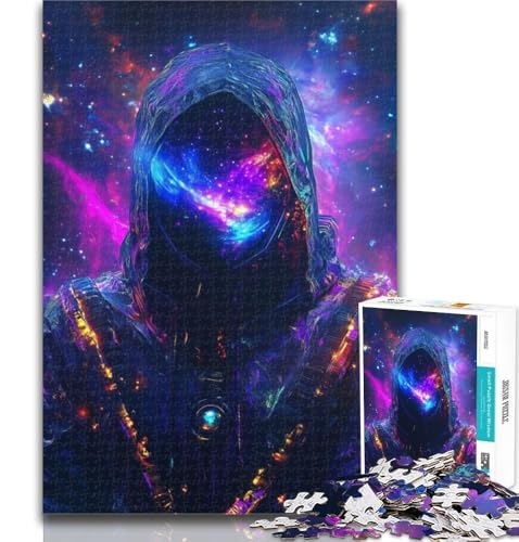 Puzzle für Erwachsene, Galaxy Space Warrior, Puzzle für Erwachsene, 1000 Teile, Familienspiel, Geburtstagsgeschenk Herausforderung, hoher Schwierigkeitsgrad, 26x38cm von GOIUYTGM