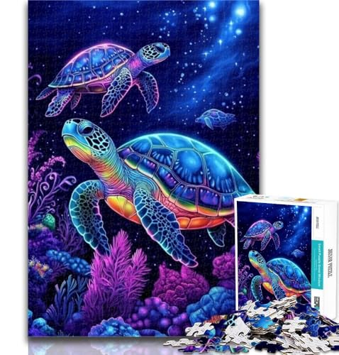 Puzzle für Erwachsene, Kätzchen-Puzzle, 1000 Teile, für Teenager, Spielzeug, Lernspiele, Stressabbau, Wanddekoration, 50x75cm von GOIUYTGM