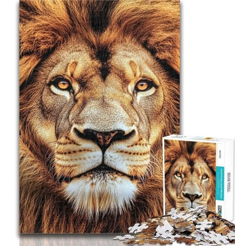 Puzzle für Erwachsene, Löwen-Puzzle für Erwachsene, 1000 Teile, Spielzeug, Lernspiele, Stressabbau, tolle Geschenke und Spielzeuge, 26x38cm von GOIUYTGM