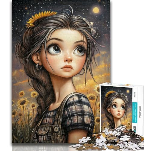 Puzzle für Erwachsene, Mädchen, 1000 Teile, Puzzle für Erwachsene, Lernspiele, Heimdekoration, Künstlersammlung, Bildende Kunst, 50x75cm Puzzle für Erwachsene, Mädchen, 1000 Teile, Puzzle für Erwachsene, Lernspiele, Heimdekoration, Künstlersammlung, Bildende Kunst, 50x75cm von GOIUYTGM