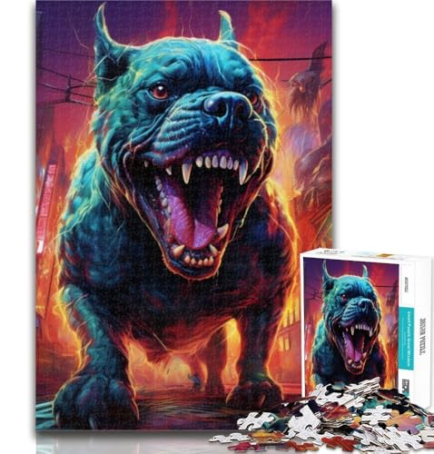 Puzzle für Erwachsene, Mechanische Bulldoggen, 1000 Teile, Lernspiel für Geburtstag, Weihnachten und ab 14 Jahren, 50x75cm von GOIUYTGM