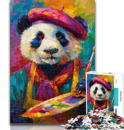 Puzzle für Erwachsene, Panda-Maler, 1000 Teile, Puzzle für Erwachsene, lustige Aktivität für zu Hause, Spielzeug für Regentage, Geburtstagsgeschenke, 26x38cm Puzzle für Erwachsene, Panda-Maler, 1000 Teile, Puzzle für Erwachsene, lustige Aktivität für zu Hause, Spielzeug für Regentage, Geburtstagsgeschenke, 26x38cm von GOIUYTGM